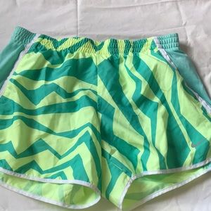 Women’s green Nike shorts